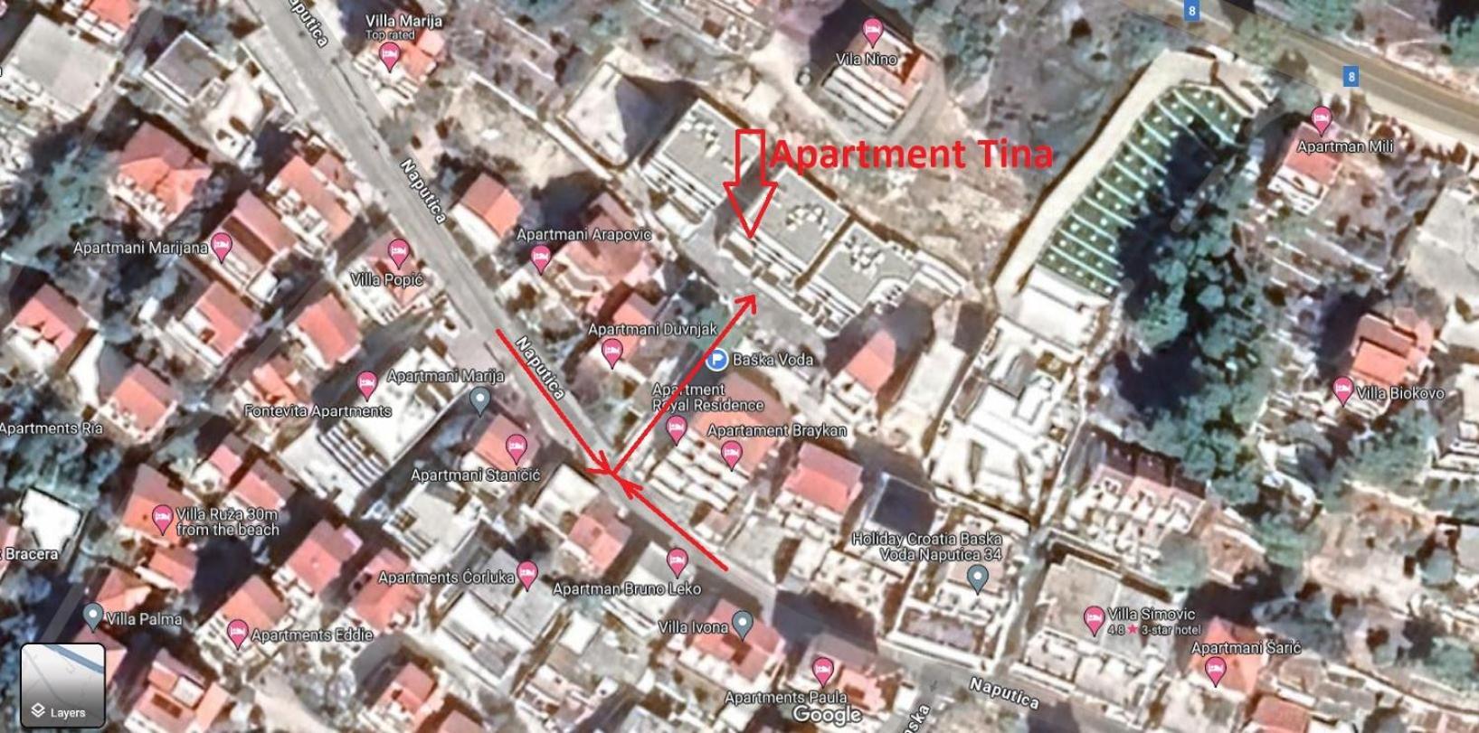 Apartment Tina Baska Voda Bagian luar foto